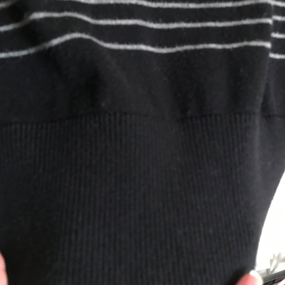 A.n.a Black and cream tonal stripe sweater Large - Picture 5 of 13